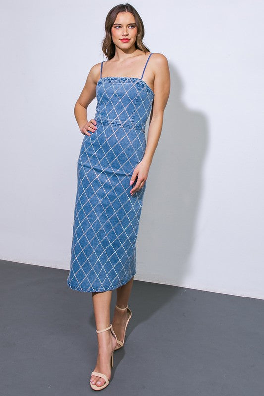 white christmas dresses Women's Denim Strapless Dress main image 1