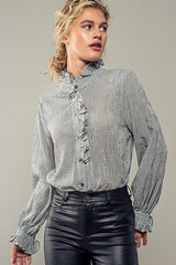 Victorian Gingham Flaunt Blouse
