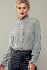 Victorian Gingham Flaunt Blouse