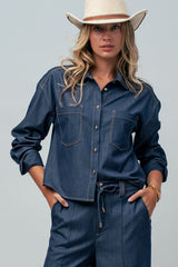 Denim Utility Shirt