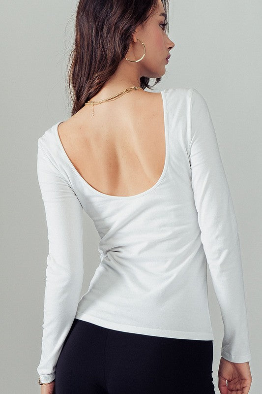 Sydney Stripe Scoop Neck Top