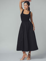Scoop Neck Tank Midi Dress