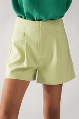 Hidden Closure Shorts (Black, Khaki, Lime, Pink)