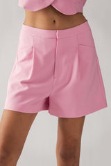 Hidden Closure Shorts (Black, Khaki, Lime, Pink)