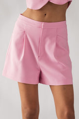 Hidden Closure Shorts (Black, Khaki, Lime, Pink)