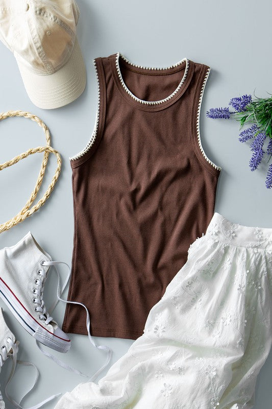 Luxe Feel Knit Tank Top (4 Color Ways)