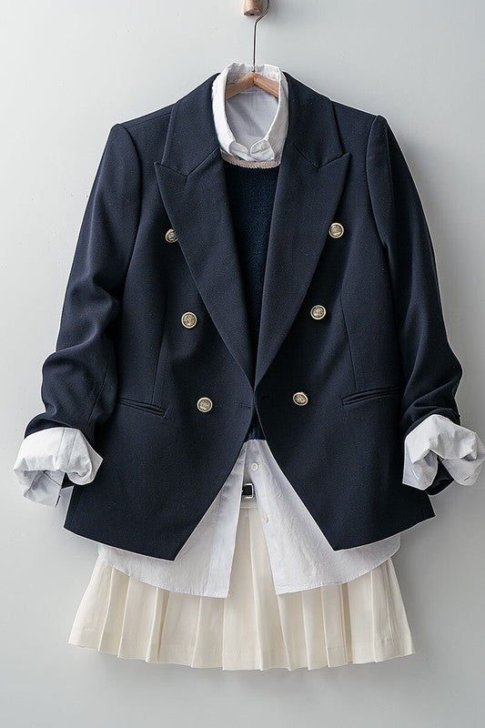 Take Point Double-Breasted Blazer