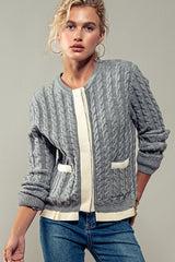 Cable Knit Long Sleeve (2 Color Ways)