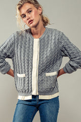 Cable Knit Long Sleeve (2 Color Ways)