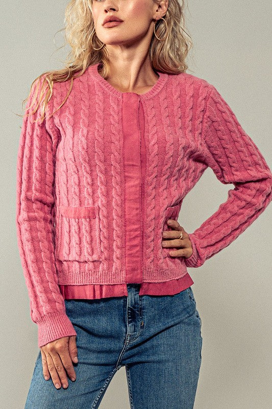 Cable Knit Long Sleeve (2 Color Ways)