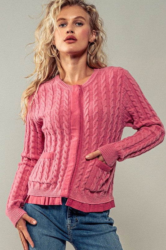 Cable Knit Long Sleeve (2 Color Ways)