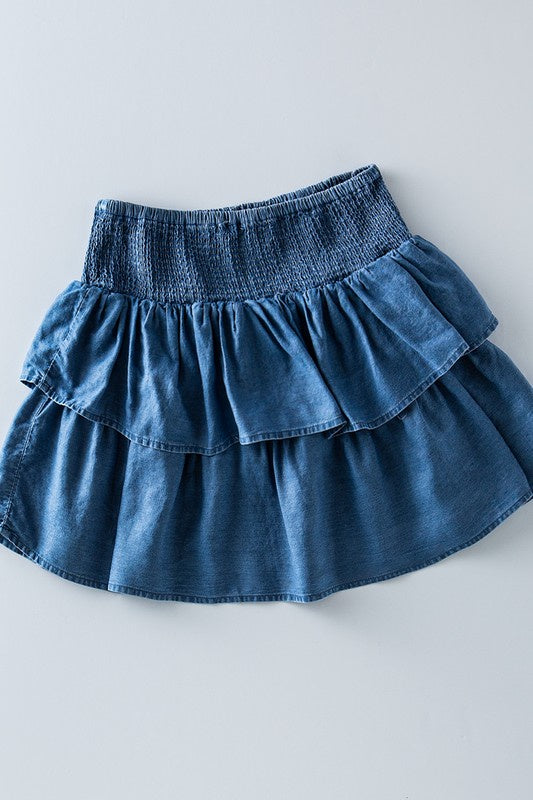 Tiered Ruffle Skirt
