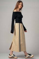 Off-Shoulder Knit Sweater Top (3 Color Ways)
