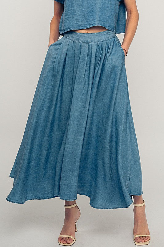 Swept Away Maxi Skirt