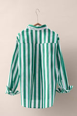 Striped Button-Down Cotton Shirt (2 Color Ways)