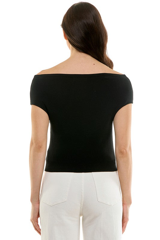 Off-Shoulder Top (2 Color Ways)