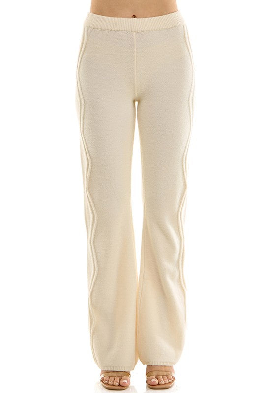 Ultra-Soft Cable Knit Pants
