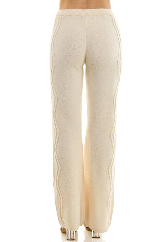 Ultra-Soft Cable Knit Pants