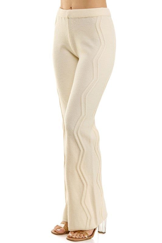 Ultra-Soft Cable Knit Pants