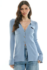 Ribbed Knit Cardigan (2 Color Ways)