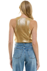 Metallic Embellished Tank (2 Color Ways)