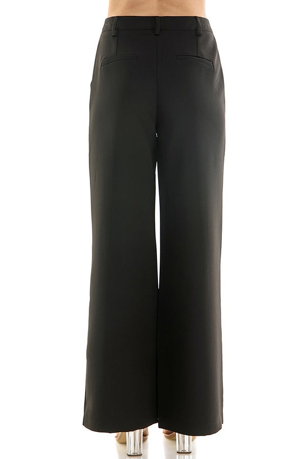 Tailored Wide-Leg Pants