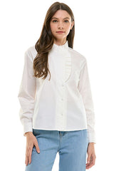 Ruffle Neck Blouse