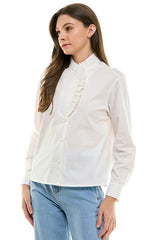 Ruffle Neck Blouse