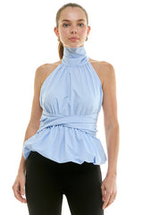 Bubble Hem Halter Top