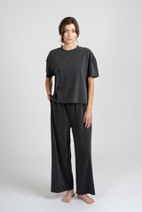 Charcoal Gray Loose-Fit T-shirt