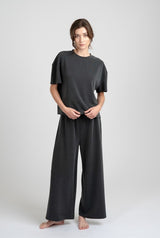 Charcoal Gray Loose-Fit T-shirt