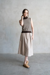 Striped Turtleneck Sweater Vest (2 Color Ways)