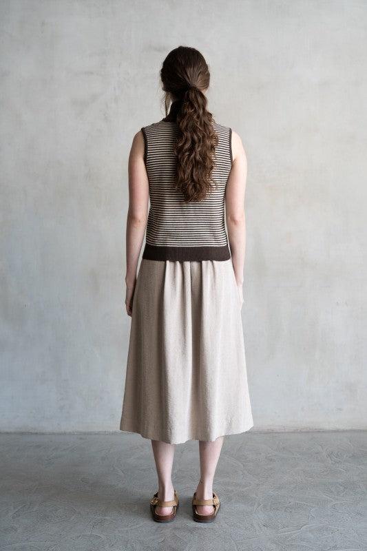 Striped Turtleneck Sweater Vest (2 Color Ways)