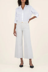 Meg Velvet High Rise Wide Leg Pant
