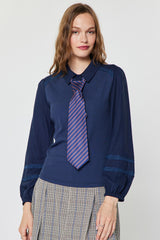 Striped Twilly Neck Tie