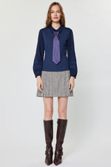 Striped Twilly Neck Tie