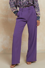 Smoky Purple Tailored Pants