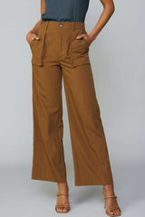 Wide 3D Pockets Cargo Pants