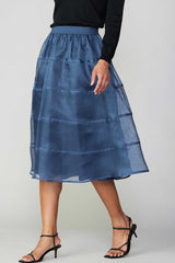 Sheer Puffy Skirt With Lining (2 Color Ways)