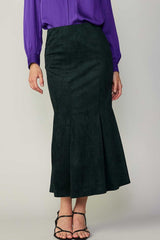 Pleated A-Line Bottom Skirt