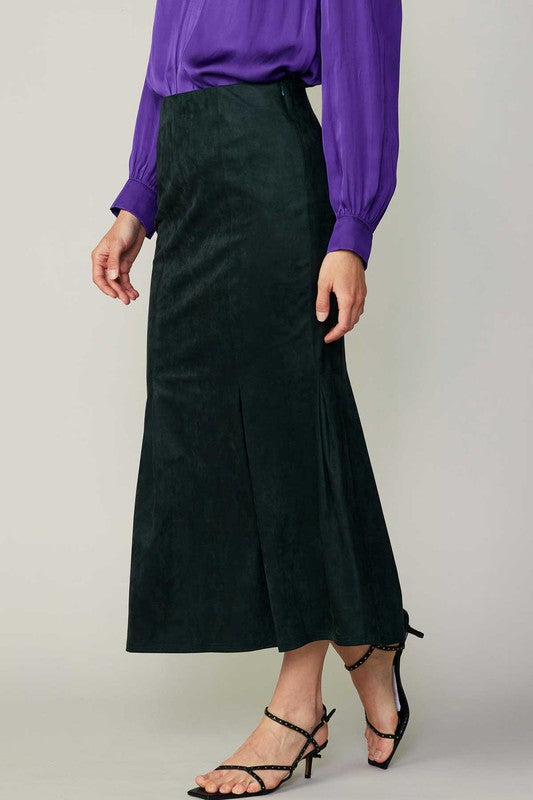 Pleated A-Line Bottom Skirt