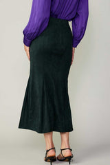Pleated A-Line Bottom Skirt