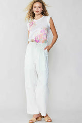 Wide Leg Pleated Pants