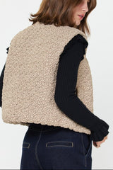 Soft Puckered Quilted Vest