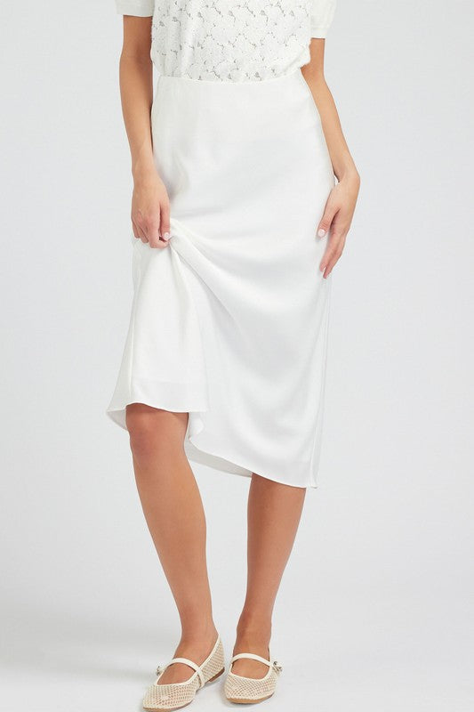 Bias Midi Skirt
