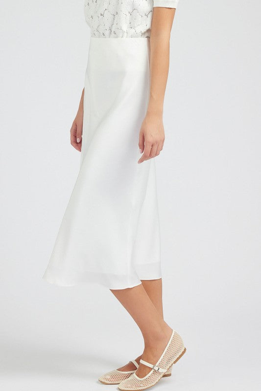 Bias Midi Skirt