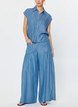 Wide-Leg Palazzo Pants