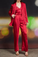 Luxurious Satin Blazer