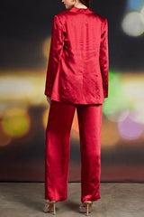 Luxurious Satin Blazer