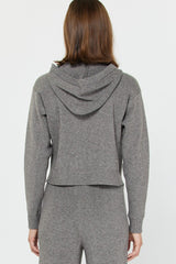 Chic Zip-Up Knit Hoodie (2 Color Ways)